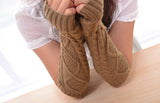 Fashion Ladies Gloves Arm Warmer Long Fingerless Knitting Wool Mittens