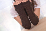 Fashion Ladies Gloves Arm Warmer Long Fingerless Knitting Wool Mittens