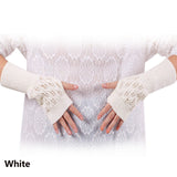 Fashion Ladies Gloves Arm Warmer Long Fingerless Knitting Wool Mittens
