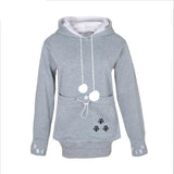 Kitty Roo - Hoodie With Cuddle Kangaroo Pouch For Dogs & Cats